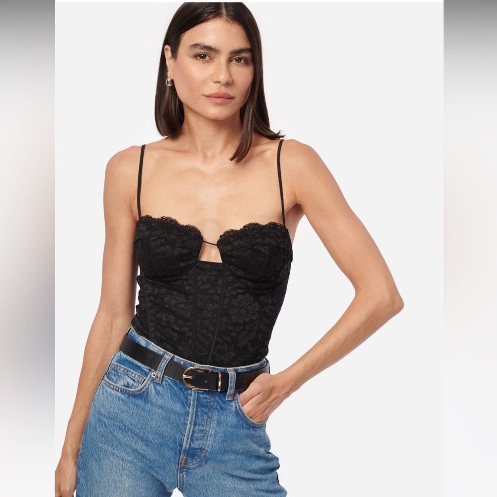 NWT CAMI NYC ADRI BODYSUIT BLACK